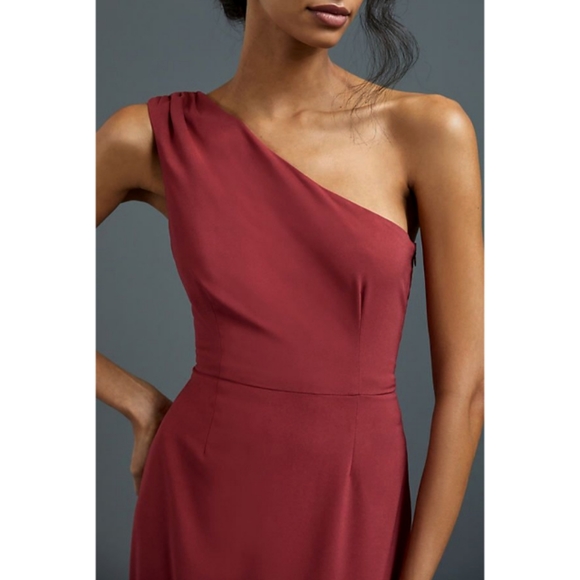 NWT, Anthropologie, HUTCH Slim One-Shoulder Maxi Dress - Picture 2 of 2